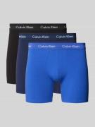 Calvin Klein Underwear Trunks mit Logo-Bund im 3er-Pack in Blau, Größe...