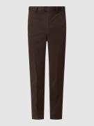 Hiltl Regular Fit Chino mit Stretch-Anteil Modell 'Peaker' in Dunkelbr...