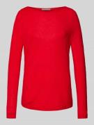 Christian Berg Woman Selection Wollpullover mit U-Boot-Ausschnitt in R...