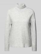 Vero Moda Loose Fit Pullover mit Stehkragen Modell 'EBBA' in Hellgrau ...