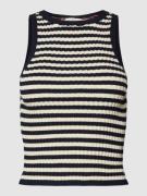 Tommy Hilfiger Tanktop mit Streifenmuster in Black, Größe L