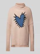 Zadig & Voltaire Oversized Strickpullover mit Rollkragen Modell 'ALMA'...