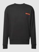 CK Calvin Klein Sweatshirt mit Label-Print in Black, Größe XXL