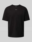 CK Calvin Klein Oversized T-Shirt mit Label-Print in Black, Größe L