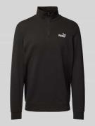 PUMA PERFORMANCE Sweatshirt mit Stehkragen in Black, Größe L