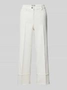 SEDUCTIVE Stoffhose in verkürzter Passform Modell 'MIA' in Offwhite, G...