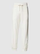 Karl Lagerfeld Sweatpants mit kontrastiven Label-Prints in Offwhite, G...