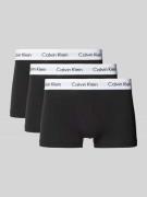 Calvin Klein Underwear Trunks aus Viskose mit Label-Bund im 3er-Pack i...