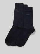 JOOP! Collection Socken mit Label-Stitching in Marine, Größe 39-42