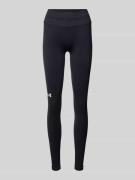 Under Armour Leggings mit Label-Print Modell 'Train' in Black, Größe L