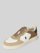 POLO RALPH LAUREN Sneaker mit Logo-Stitching Modell 'MASTERS' in Beige...