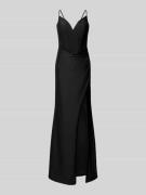 Luxuar Abendkleid mit Herz-Ausschnitt in Black, Größe 32