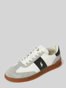 POLO RALPH LAUREN Sneaker mit Logo-Stitching Modell 'AERA' in Weiss, G...