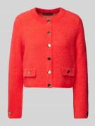 Betty Barclay Cardigan mit durchgehender Knopfleiste in Rot, Größe 38