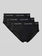 Calvin Klein Underwear Slip mit Label-Bund im 3er-Pack in Black, Größe...