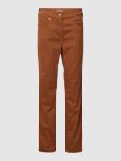 Zerres Comfort Fit Jeans im 5-Pocket-Design Modell 'GRETA' in Cognac, ...