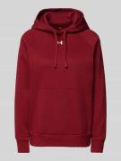 Under Armour Hoodie mit Logo-Stitching Modell 'Rival' in Bordeaux, Grö...