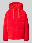 Jake*s Casual Steppjacke mit Kapuze in Rot, Größe 36