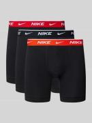 Nike Boxershorts mit elastischem Label-Bund Modell 'E-DAY' im 3er-Pack...