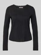 Christian Berg Woman Selection Longsleeve mit Strukturmuster in Black,...