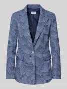 Marella Blazer mit Knopfverschluss Modell 'IDINA' in Blau, Größe L