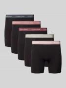 Calvin Klein Underwear Trunks mit elastischem Label-Bund im 5er-Pack i...