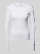 Drykorn Longsleeve mit Rundhalsausschnitt Modell 'NURIT' in Weiss, Grö...