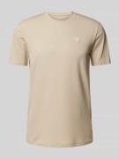 Guess Activewear T-Shirt mit Label-Detail Modell 'HEDLEY' in Beige, Gr...