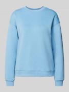 Vila Sweatshirt mit gerippten Abschlüssen Modell 'SANDY' in Hellblau, ...