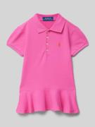 Polo Ralph Lauren Kids T-Shirt mit ausgestellter Rockpartie in Pink, G...