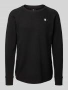 G-Star Raw Longsleeve mit Label-Detail Modell 'Jirgi' in Black, Größe ...