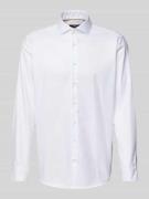 Jake*s Regular Fit Business-Hemd mit Haifischkragen in Weiss, Größe 45...