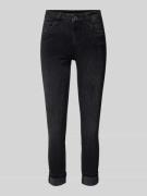 Liu Jo White Slim Fit Jeans mit fixierten Beinabschlüssen in Black, Gr...