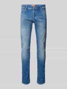 Jack & Jones Jeans mit 5-Pocket-Design Modell 'GLENN' in Jeansblau, Gr...