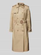 Lauren Ralph Lauren Trenchcoat mit Gürtel in Beige, Größe XL