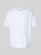 Jack & Jones T-Shirt mit Rundhalsausschnitt Modell 'JJEURBA' in Weiss,...