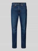 Levi's® Slim Fit Jeans mit Label-Detail Modell '515' in Dunkelblau, Gr...