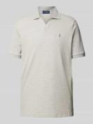 Polo Ralph Lauren Classic Fit Poloshirt mit Logo-Stitching in Hellgrau...