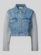 Mango Jeansjacke in Two-Tone-Machart Modell 'OLIVIA' in Jeansblau, Grö...