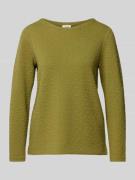 s.Oliver RED LABEL Sweatshirt mit Strukturmuster in Khaki, Größe 34