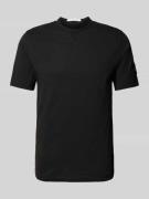 Calvin Klein Jeans T-Shirt mit Label-Badge in Black, Größe L