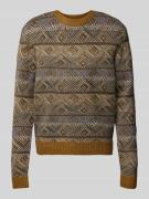 Casual Friday Strickpullover mit gerippten Abschlüssen Modell 'Klaes' ...