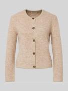 Christian Berg Woman Strickpullover mit Rundhalsausschnitt in Beige Me...