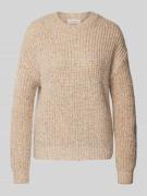 Christian Berg Woman Strickpullover mit Rundhalsausschnitt in Beige, G...