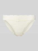 Calvin Klein Underwear Slip mit Spitzenbesatz in Offwhite, Größe S