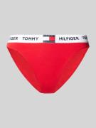TOMMY HILFIGER Slip mit elastischem Logo-Bund in Rot, Größe S