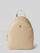 Tommy Hilfiger Rucksack mit Label-Applikation in Beige, Größe 1