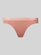 Calvin Klein Underwear String mit elastischem Bund in Mauve, Größe M