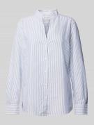 Marc O'Polo Comfort Fit Bluse mit Streifenmuster aus reiner Baumwolle ...