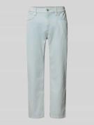 Mango Jeans mit Label-Patch in Hellblau, Größe 38